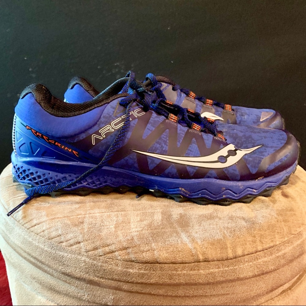 Saucony Peregrine 7 Arctic Mens Running Shoe